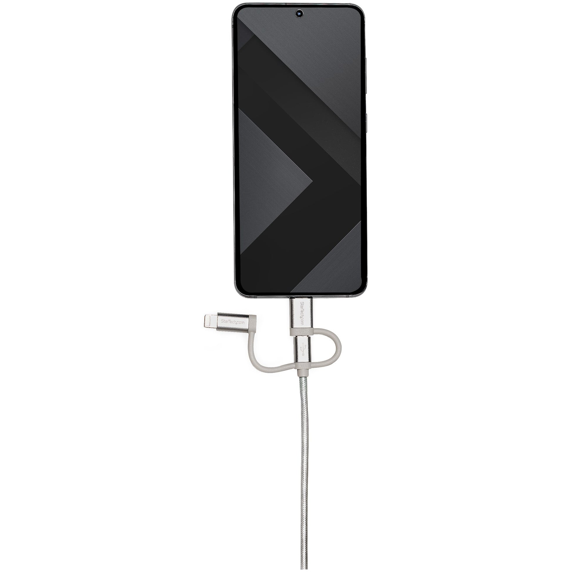 StarTech.com LTCUB6GR USB cable USB 2.0 70.9" (1.8 m) USB A Micro-USB B Silver