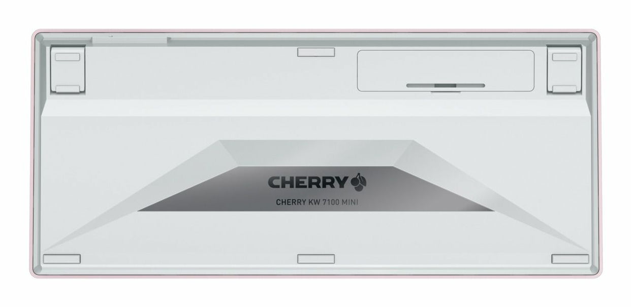 CHERRY KW 7100 MINI BT keyboard Universal Bluetooth QWERTY US English Pink, White