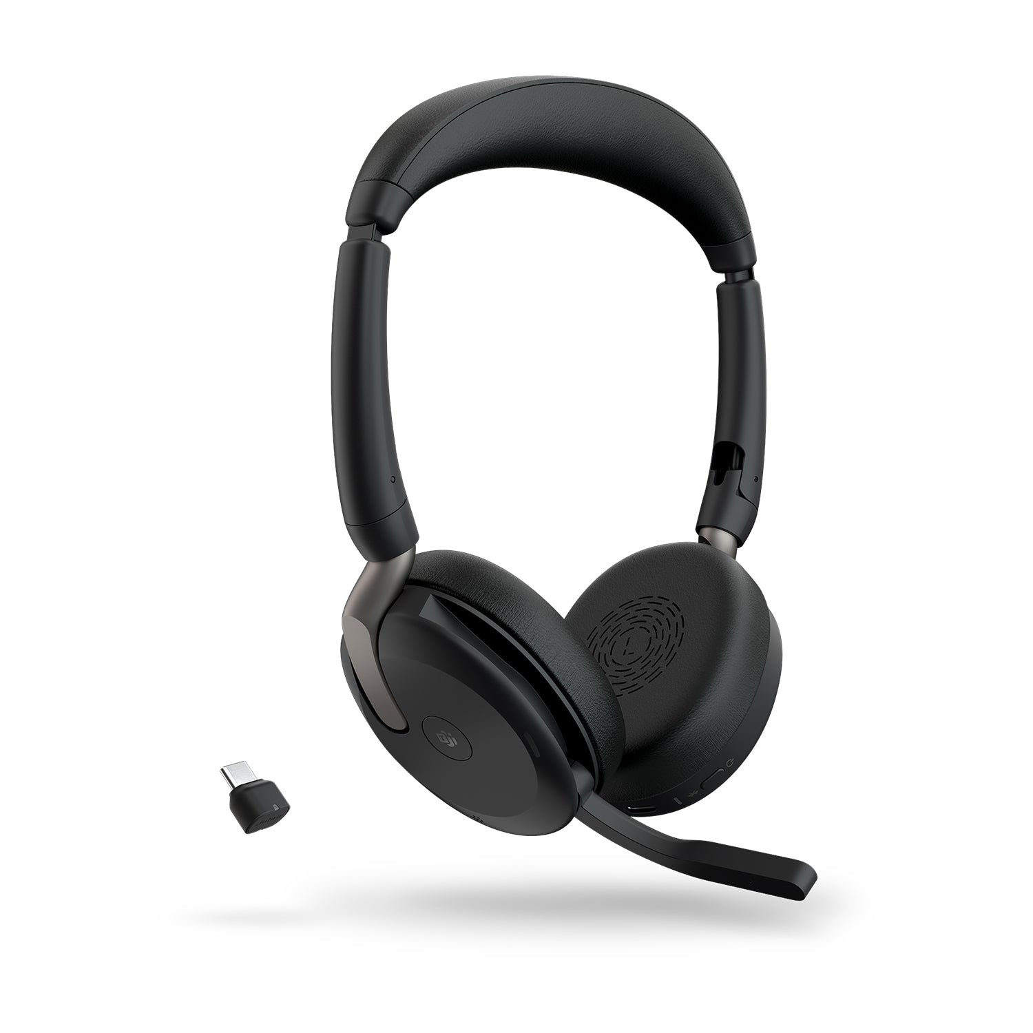 Jabra Evolve2 65 Flex Headset Wired & Wireless Head-band Office/Call center Bluetooth Black