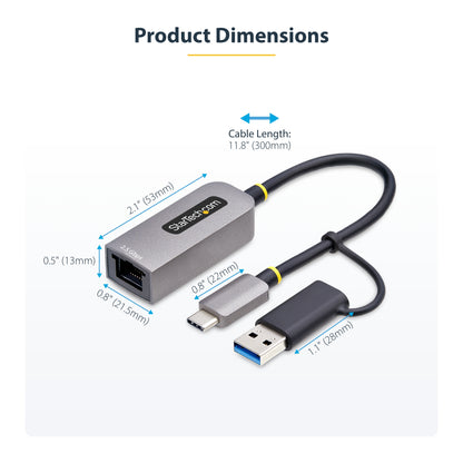 StarTech.com U2GA-USB-C-ETHERNET network card 5000 Mbit/s