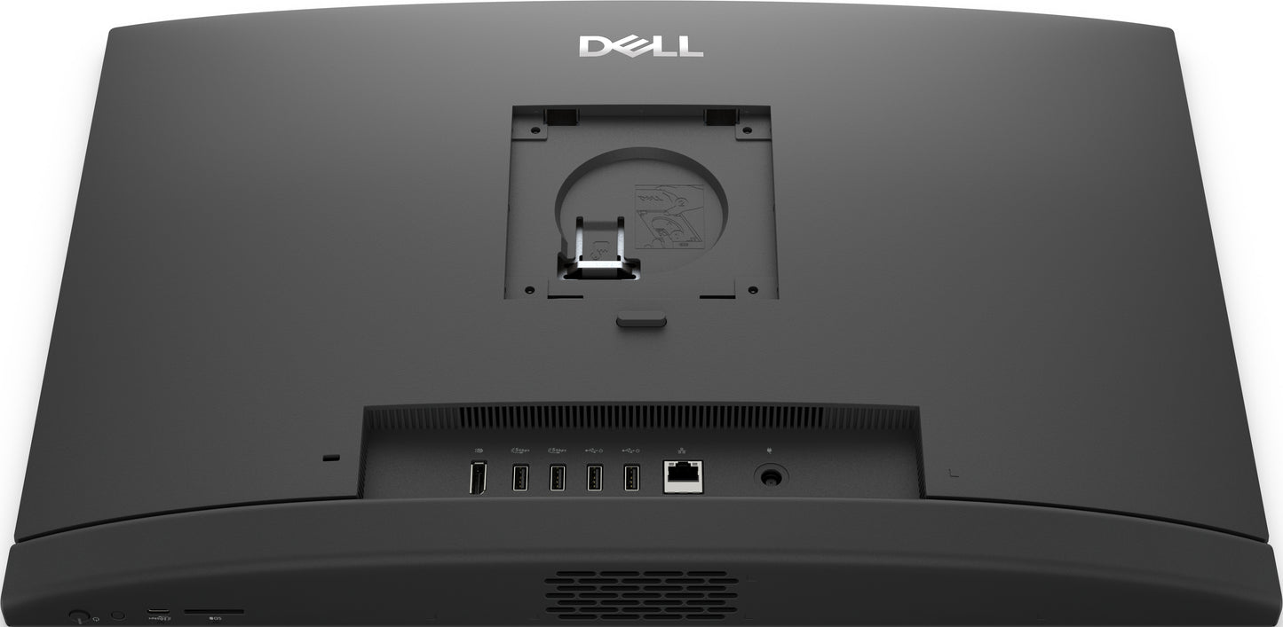 DELL QC24251 Intel® Core™ i3 i3-14100T 24" 1920 x 1080 pixels All-in-One PC 8 GB DDR5-SDRAM 256 GB SSD Windows 11 Pro Wi-Fi 6E (802.11ax) Black
