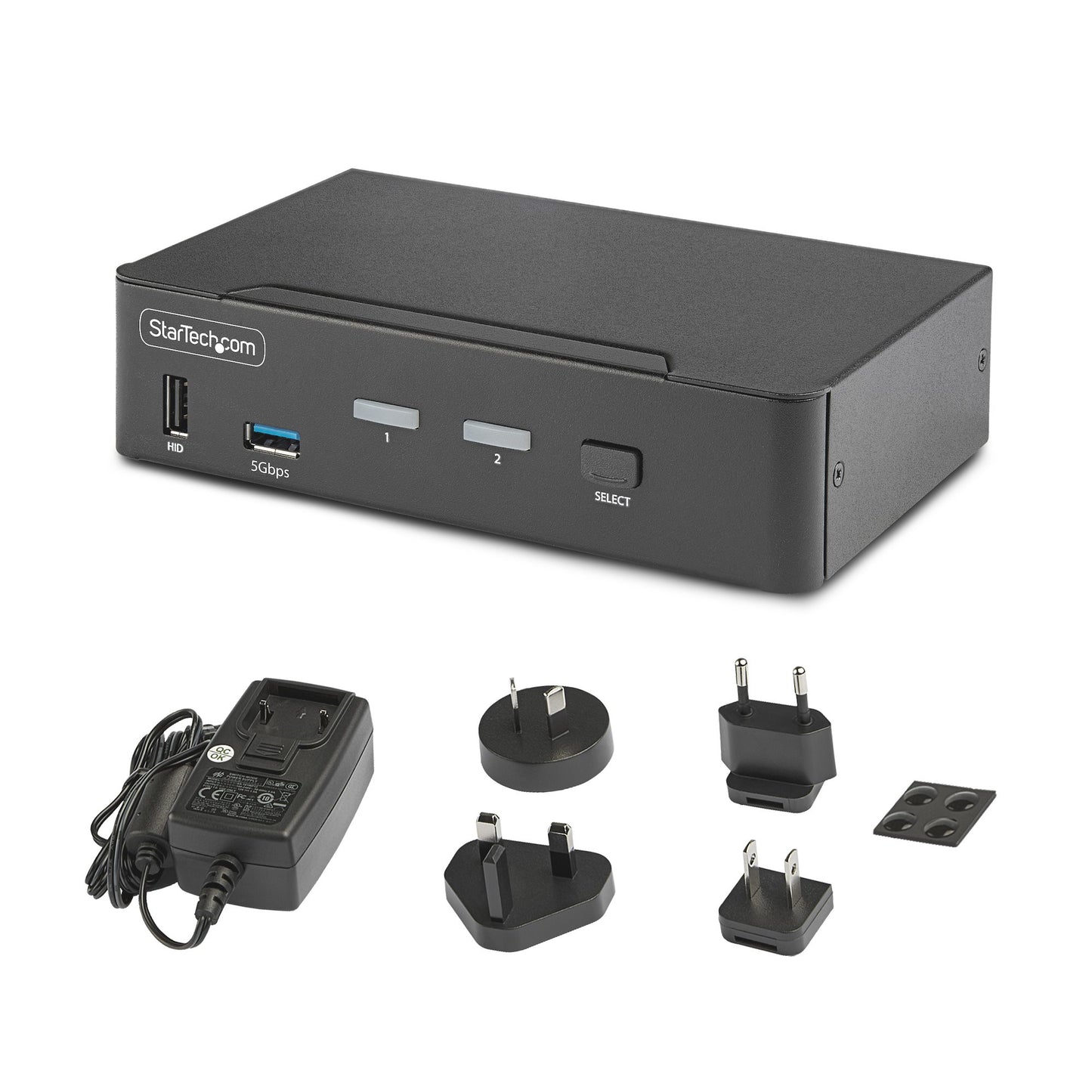StarTech.com D86A2-2-PORT-8K-KVM KVM switch Black
