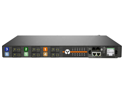 Vertiv Geist MNR5M1R6-12CF13-3PS56B0H10-S power distribution unit (PDU) 12 AC outlet(s) 0U Black