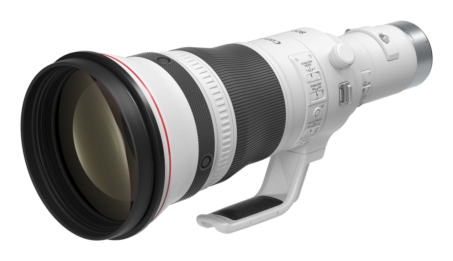 Canon RF800mm F5.6 L IS USM MILC Super telephoto lens Black, White