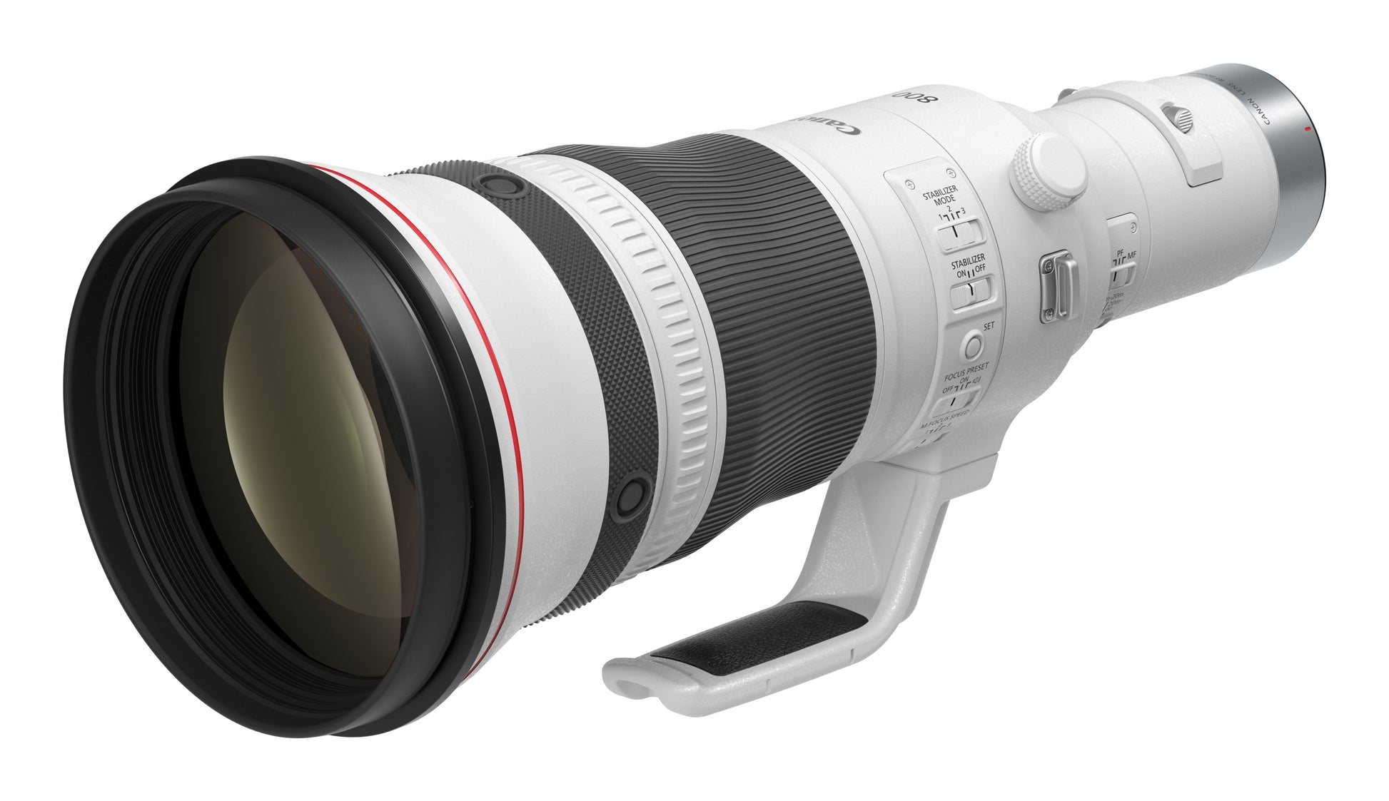 Canon RF800mm F5.6 L IS USM MILC Super telephoto lens Black, White