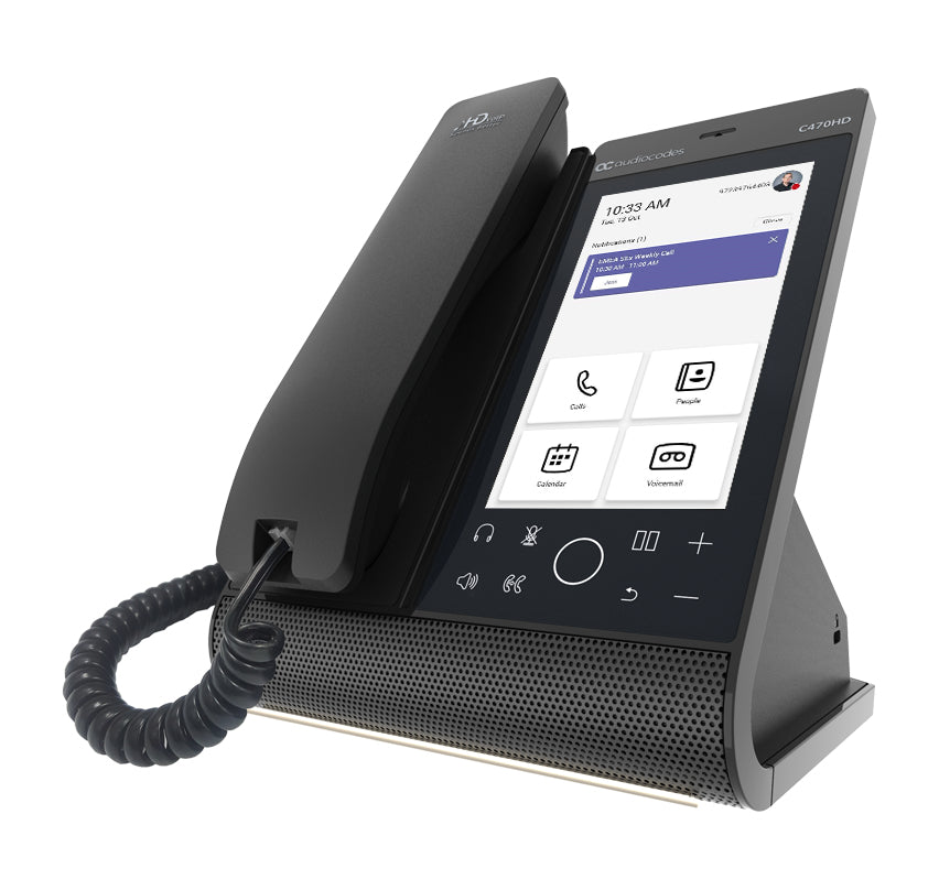 AudioCodes C470HD IP phone Black TFT