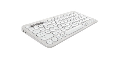 Logitech Pebble 2 Combo keyboard Mouse included Universal RF Wireless + Bluetooth QWERTY English White