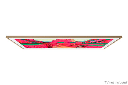 Samsung 65” Customisable Frame White Bezel (2025) - Teak