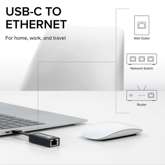 Plugable Technologies USBC-TE1000 network card Ethernet 5000 Mbit/s
