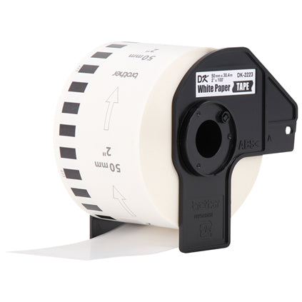 Brother DK-2223 printer label Black, White Self-adhesive printer label