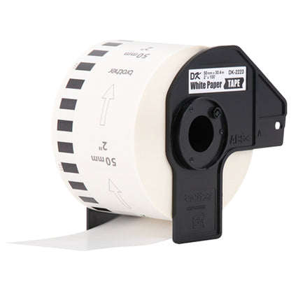 Brother DK-2223 printer label Black, White Self-adhesive printer label