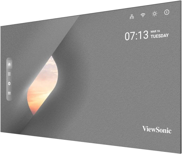 Viewsonic LDM136-151 signage display Digital signage flat panel 136" LED Wi-Fi 600 cd/m² Black Android 9