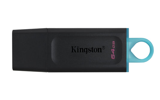 Kingston Technology DataTraveler Exodia USB flash drive 64 GB USB Type-A 3.2 Gen 1 (3.1 Gen 1) Black, Turquoise