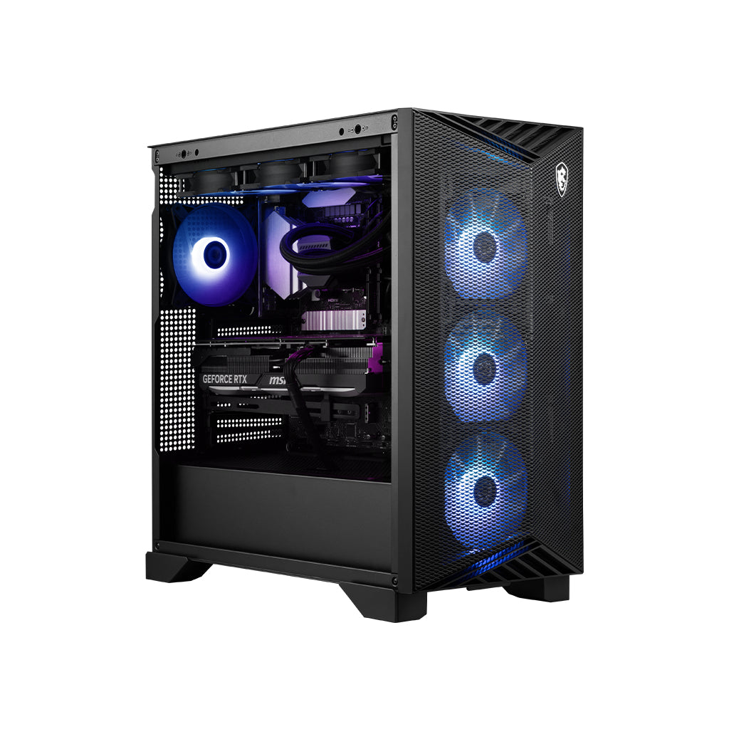 MSI Aegis RS2 AI A2NVP7-1480US Intel Core Ultra 7 265K 32 GB DDR5-SDRAM 2 TB SSD NVIDIA GeForce RTX 5070 Windows 11 Home Desktop PC Black