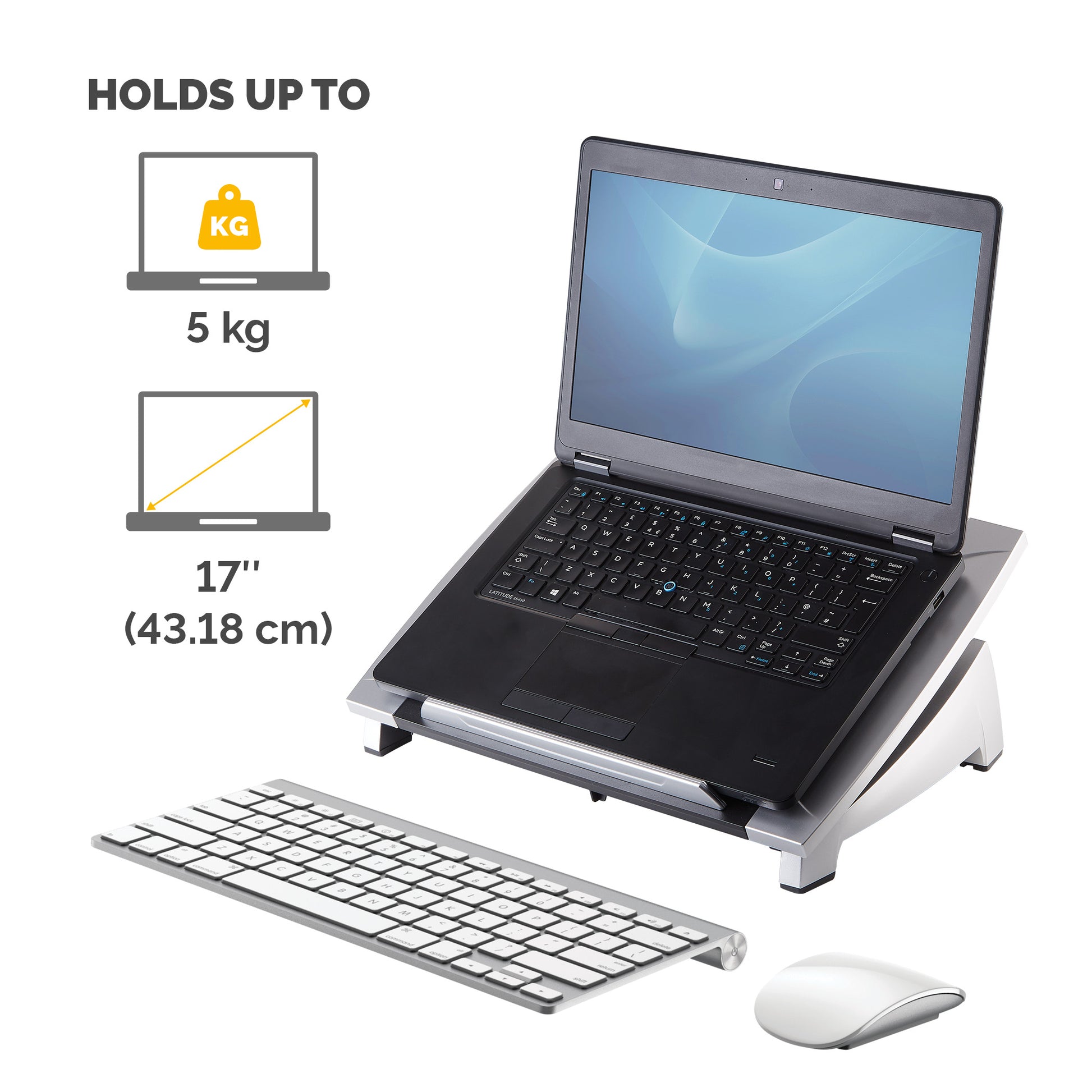 Fellowes 8032001 laptop stand Black 17"