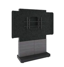 Middle Atlantic Products DS-1-FS-L-BK monitor mount / stand 65" Floor Black