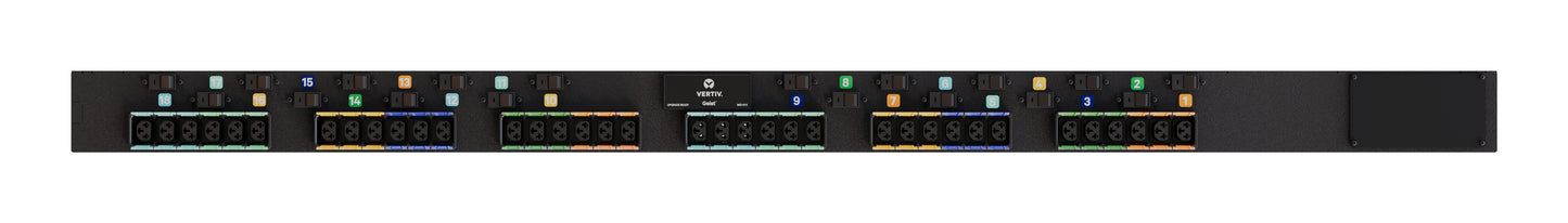 Vertiv PowerIT VP1UA0A1 power distribution unit (PDU) 36 AC outlet(s) 0U Black