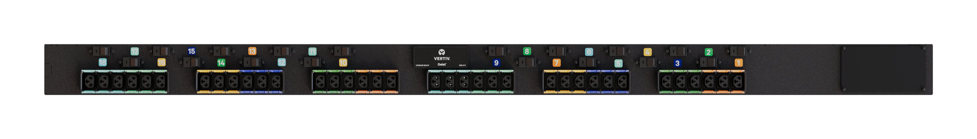 Vertiv PowerIT VP1UA0A1 power distribution unit (PDU) 36 AC outlet(s) 0U Black