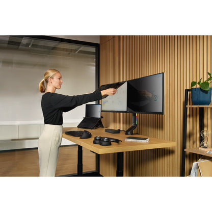 Kensington SmartFit® Space-Saving Dual Monitor Arm
