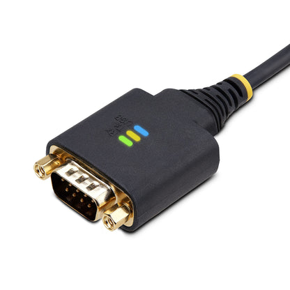 StarTech.com 1P10FFC-USB-SERIAL serial cable Black 118.1" (3 m) USB Type-A DB-9