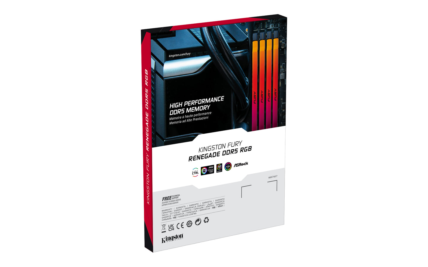 Kingston Technology FURY Renegade RGB memory module 96 GB 2 x 48 GB DDR5 6400 MT/s
