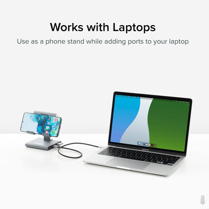 Plugable Technologies UDS-7IN1 multimedia cart/stand Silver Tablet Multimedia stand