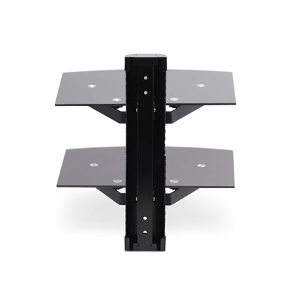 StarTech.com 2B-WALL-MOUNT-SHELF AV equipment shelf Black Glass