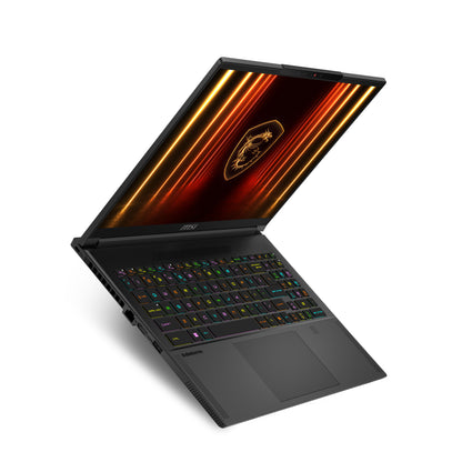 MSI Stealth A16 AI+ A3XWIG-076US AMD Ryzen AI 9 370 Laptop 16" Quad HD+ 32 GB LPDDR5x-SDRAM 2 TB SSD NVIDIA GeForce RTX 5080 Wi-Fi 7 (802.11be) Windows 11 Pro Black
