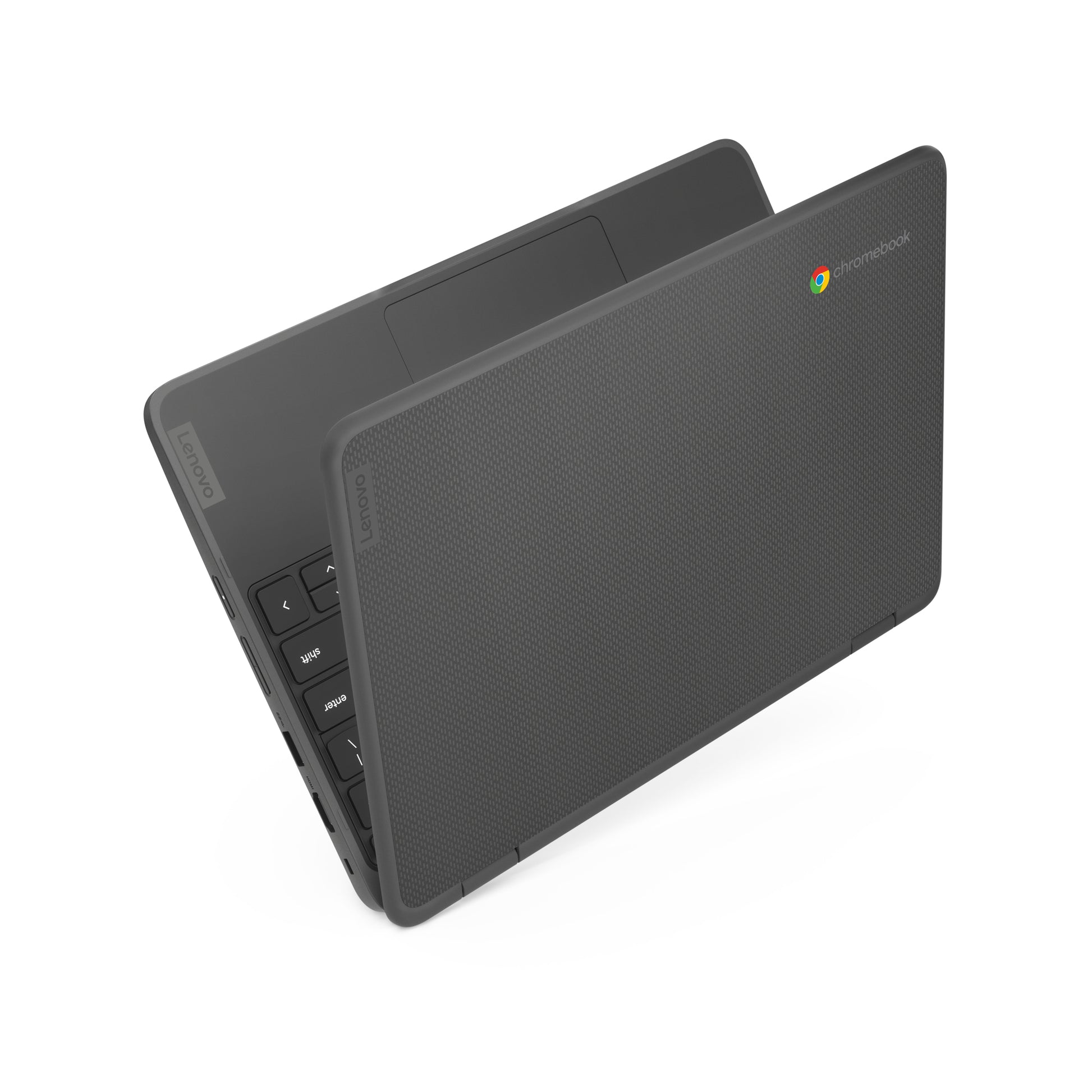 Lenovo 300e Yoga Chromebook Gen 4 MediaTek Kompanio 520 11.6" Touchscreen HD 4 GB LPDDR4x-SDRAM 32 GB eMMC Wi-Fi 6 (802.11ax) ChromeOS English Gray
