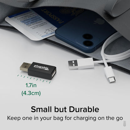 Plugable Technologies USB-MC1-5X cable gender changer USB A Black