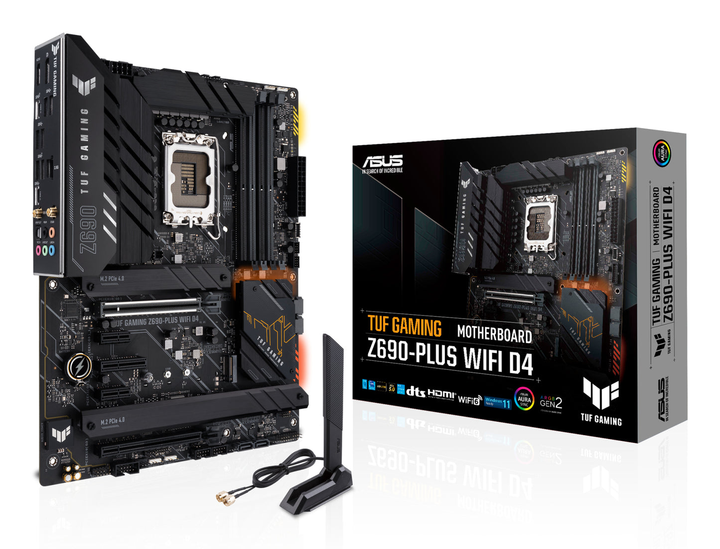 ASUS TUF GAMING Z690-PLUS WIFI D4 Intel Z690 LGA 1700 ATX