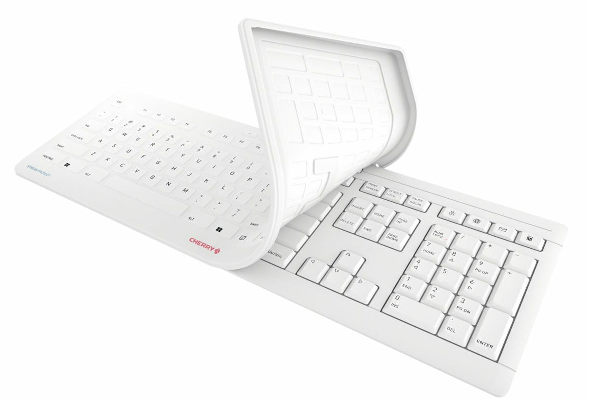 CHERRY JK-8552US-0 keyboard Universal RF Wireless QWERTY US English White