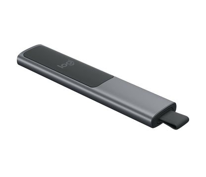 Logitech 910-004654 wireless presenter Bluetooth/RF Gray