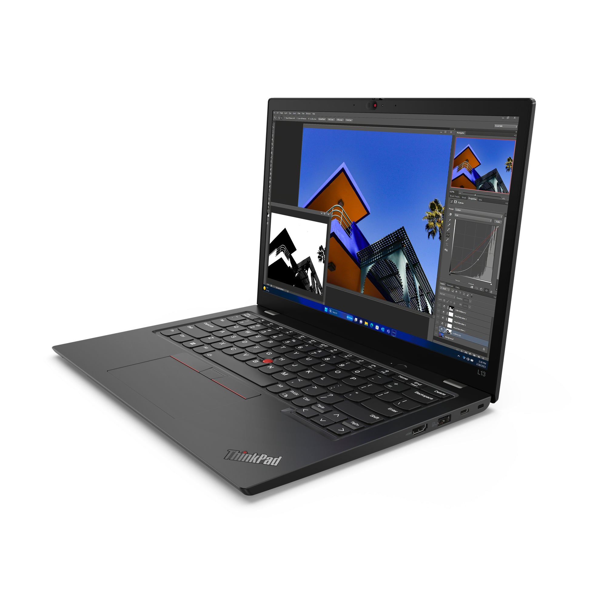 Lenovo ThinkPad L13 Gen 5 (Intel) Intel Core Ultra 5 135U Laptop 13.3" WUXGA 16 GB LPDDR5-SDRAM 256 GB SSD Wi-Fi 6E (802.11ax) Windows 11 Pro Black