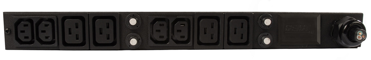 Vertiv VRELN080-103I44TL6 power distribution unit (PDU) 8 AC outlet(s) 0U Black