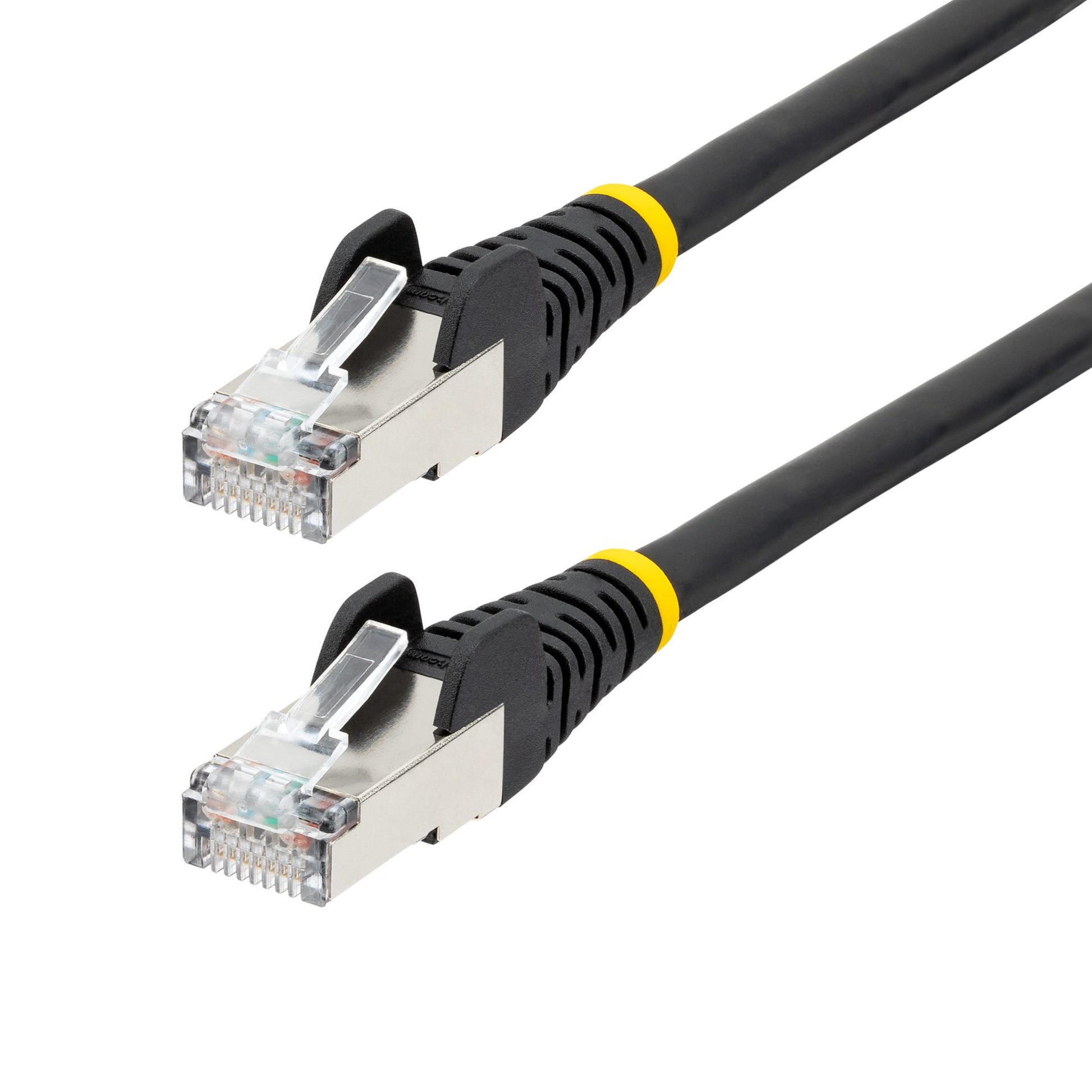 StarTech.com NLBK-6IN-CAT6A-PATCH networking cable Black 5.98" (0.152 m) S/FTP (S-STP)