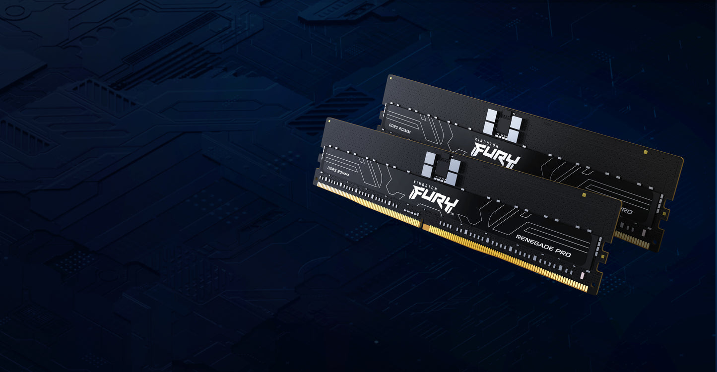 Kingston Technology FURY Renegade Pro memory module 128 GB 8 x 16 GB DDR5 4800 MT/s ECC