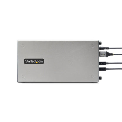 StarTech.com 2TBT3-PCIE-ENCLOSURE laptop dock/port replicator Wired Thunderbolt 3 Silver