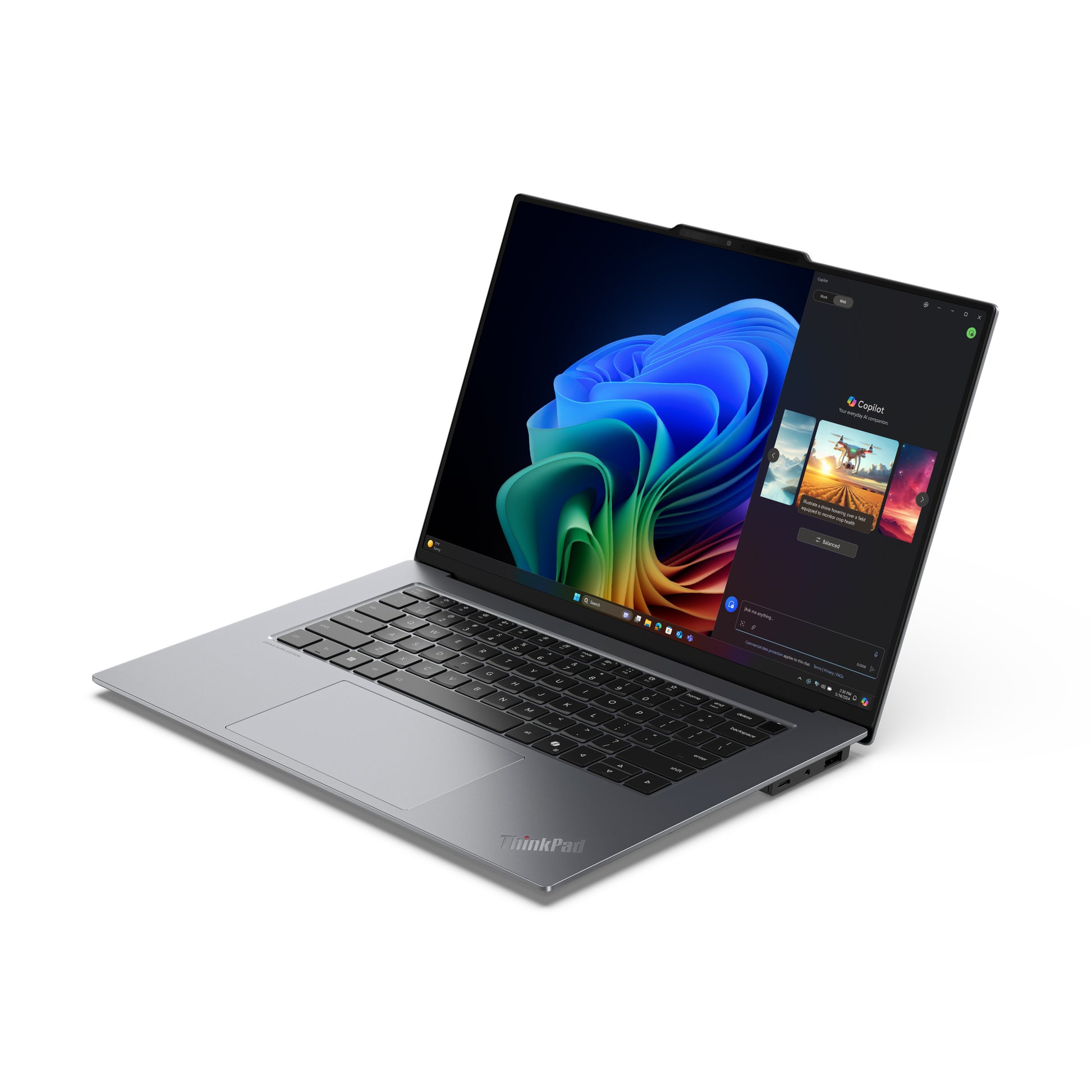 Lenovo ThinkPad X9-15 Gen 1 Copilot+ PC Intel Core Ultra 7 258V Laptop 15.3" Touchscreen 2.8K 32 GB LPDDR5x-SDRAM 1 TB SSD Wi-Fi 7 (802.11be) Windows 11 Pro Gray