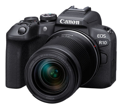 Canon R10 RF-S18-150mm F3.5-6.3 IS STM MILC 24.2 MP CMOS 6000 x 4000 pixels Black