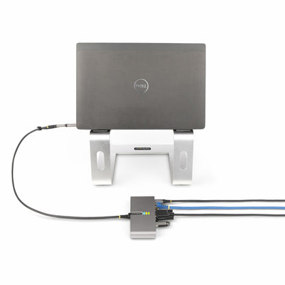 StarTech.com 5G2A1SGBB-USB-C-HUB laptop dock/port replicator Wired USB 3.2 Gen 1 (3.1 Gen 1) Type-C Gray