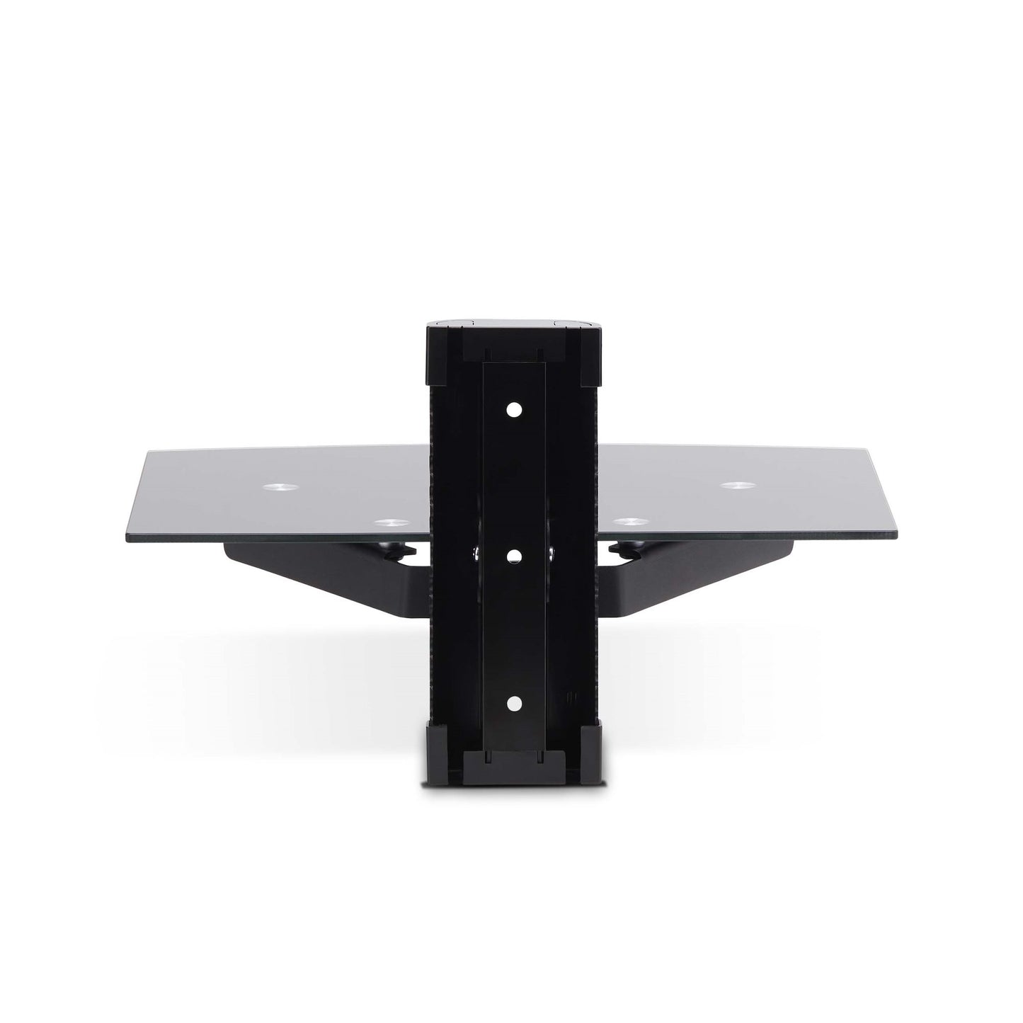 StarTech.com 1B-WALL-MOUNT-SHELF AV equipment shelf Black Tempered glass
