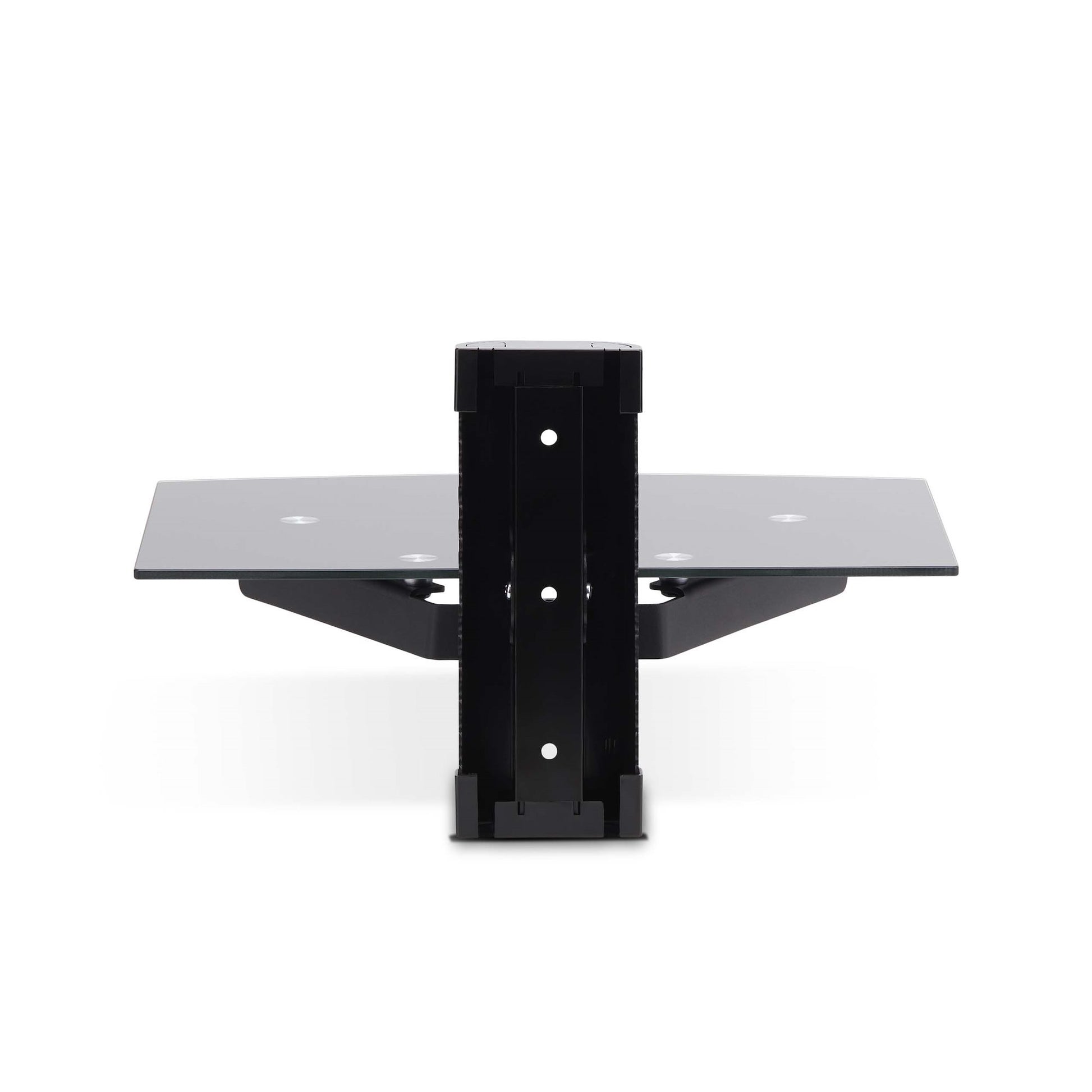 StarTech.com 1B-WALL-MOUNT-SHELF AV equipment shelf Black Tempered glass