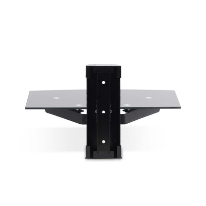 StarTech.com 1B-WALL-MOUNT-SHELF AV equipment shelf Black Tempered glass