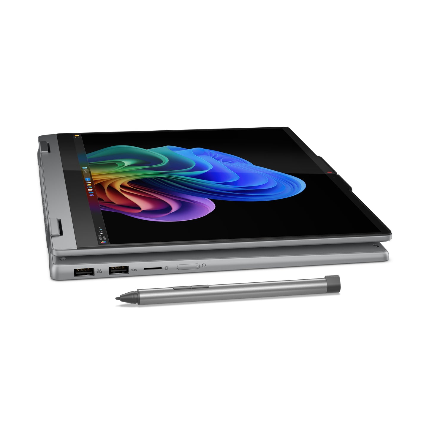 Lenovo IdeaPad 5 2-in-1 14Q8X9 Copilot+ PC Qualcomm Snapdragon X1P-42-100 Hybrid (2-in-1) 14" Touchscreen WUXGA 16 GB LPDDR5x-SDRAM 1 TB SSD Wi-Fi 7 (802.11be) Windows 11 Home English Gray