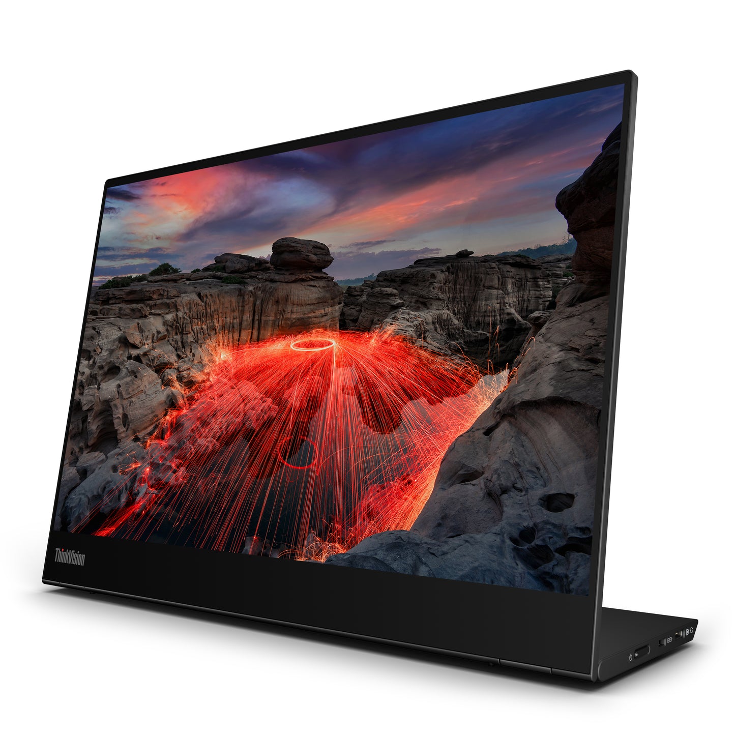 Lenovo ThinkVision M14t computer monitor 14" 2240 x 1400 pixels 2.2K LED Touchscreen Black