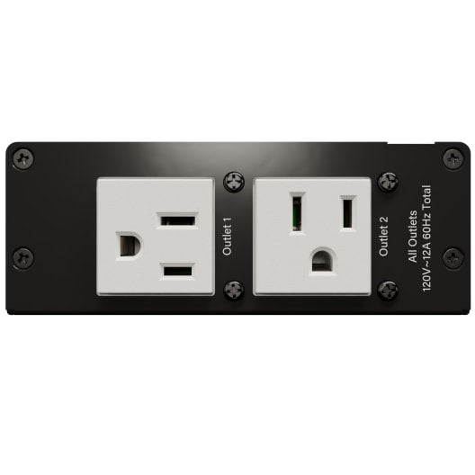Middle Atlantic Products PDX-215C power distribution unit (PDU) 2 AC outlet(s) 0U Black, White