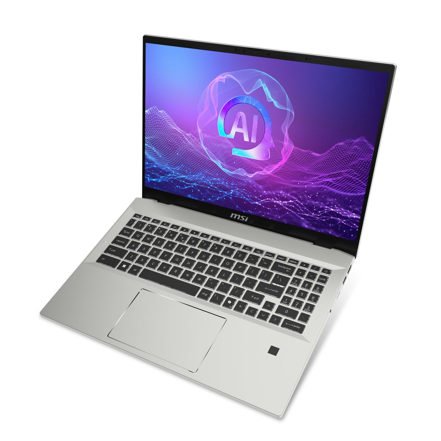 MSI Prestige A16 AI+ A3HMG-016US AMD Ryzen AI 9 365 Laptop 16" Quad HD+ 32 GB LPDDR5x-SDRAM 1 TB SSD Wi-Fi 7 (802.11be) Windows 11 Home Silver