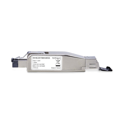 StarTech.com D01ML55P-FIBER-MEDIA network media converter 1000 Mbit/s 1310 nm Multi-mode, Single-mode Silver