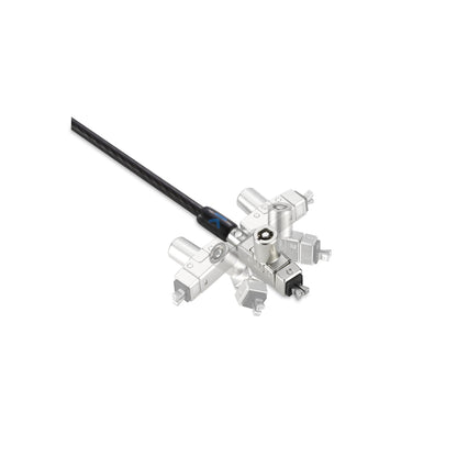Kensington Slim N17 2.0 Keyed Dual Head Laptop Lock for Wedge-Shaped Slots